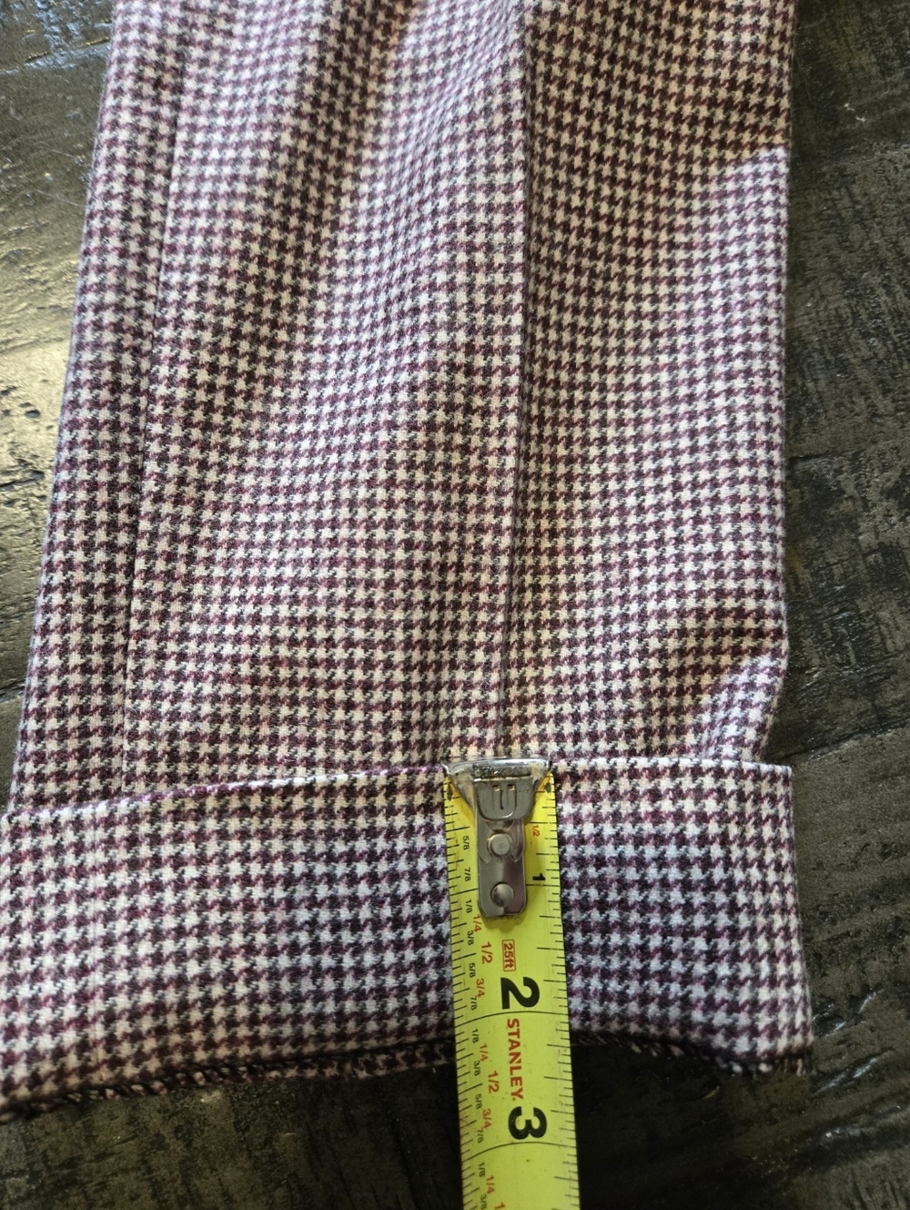 Suitsupply Firenze Trousers Mens 28 Italy E Thomas Wool Slim Fit Side Tab - Picture 8 of 8